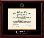 St. John's College-Santa Fe diploma frame - Gold Embossed Diploma Frame in Gallery