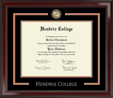 Hendrix College diploma frame - Showcase Edition Diploma Frame in Encore