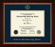 California State University Fresno diploma frame - Gold Embossed Diploma Frame in Murano