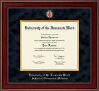 University of the Incarnate Word diploma frame - Presidential Masterpiece Diploma Frame in Jefferson