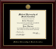 University of South Florida diploma frame - Gold Engraved Medallion Diploma Frame in Gallery