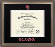 The University of Oklahoma Dimensions Diploma Frame in Easton