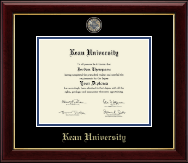 Kean University Masterpiece Medallion Diploma Frame in Gallery