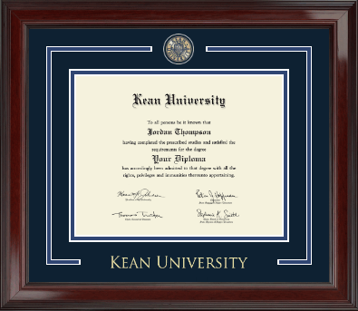 Kean University diploma frame - Showcase Edition Diploma Frame in Encore