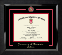 University of Wisconsin Madison Showcase Edition Diploma Frame in Eclipse