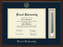 Drexel University diploma frame - Tassel & Cord Diploma Frame in Delta