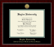 Baylor University diploma frame - Gold Engraved Medallion Diploma Frame in Sutton