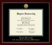 Baylor University diploma frame - Gold Engraved Medallion Diploma Frame in Sutton