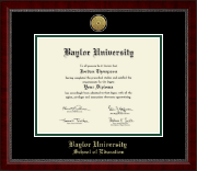Baylor University diploma frame - Gold Engraved Medallion Diploma Frame in Sutton