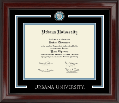 Urbana University diploma frame - Showcase Edition Diploma Frame in Encore