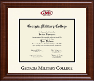 Georgia Military College Dimensions Diploma Frame in Prescott