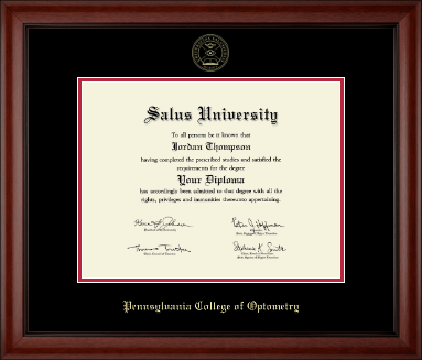 Salus University diploma frame - Gold Embossed Diploma Frame in Cambridge