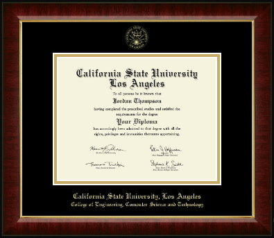 California State University Los Angeles diploma frame - Gold Embossed Diploma Frame in Murano