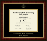 California State University Los Angeles diploma frame - Gold Embossed Diploma Frame in Murano