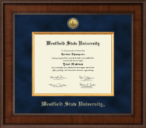Westfield State University Presidential Gold Engraved Diploma Frame in Madison