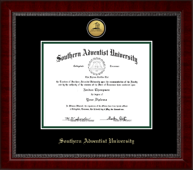Southern Adventist University diploma frame - Gold Engraved Medallion Diploma Frame in Sutton