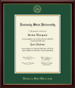Kentucky State University diploma frame - Gold Embossed Diploma Frame in Galleria