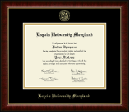 Loyola University Maryland diploma frame - Gold Embossed Diploma Frame in Murano