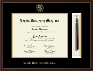 Loyola University Maryland diploma frame - Tassel & Cord Diploma Frame in Delta