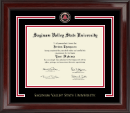 Saginaw Valley State University Showcase Edition Diploma Frame in Encore