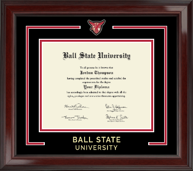 Ball State University diploma frame - Showcase Edition Diploma Frame in Encore