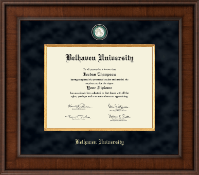 Belhaven University diploma frame - Presidential Masterpiece Diploma Frame in Madison
