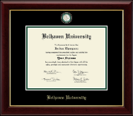 Belhaven University diploma frame - Masterpiece Medallion Diploma Frame in Gallery