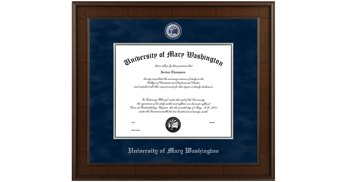 Presidential Masterpiece Diploma Frame in Madison University of