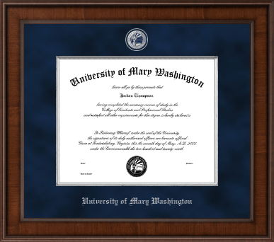 University of Mary Washington diploma frame - Presidential Masterpiece Diploma Frame in Madison