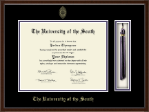 The University of the South diploma frame - Tassel & Cord Diploma Frame in Delta