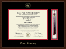Temple University Tassel Edition Diploma Frame in Delta