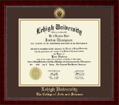 Lehigh University diploma frame - Gold Engraved Medallion Diploma Frame in Sutton