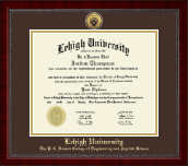 Lehigh University diploma frame - Gold Engraved Medallion Diploma Frame in Sutton