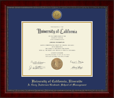 University of California Riverside diploma frame - Gold Engraved Medallion Diploma Frame in Sutton