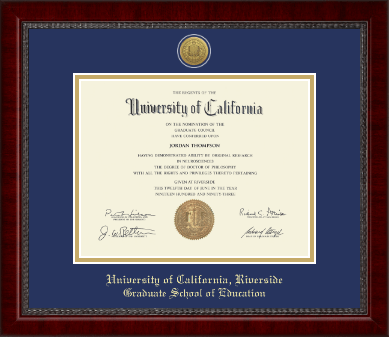 University of California Riverside diploma frame - Gold Engraved Medallion Diploma Frame in Sutton