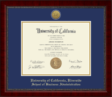 University of California Riverside diploma frame - Gold Engraved Medallion Diploma Frame in Sutton