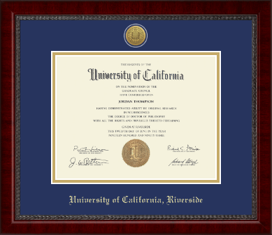 University of California Riverside diploma frame - Gold Engraved Medallion Diploma Frame in Sutton