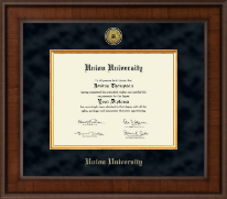 Union University diploma frame - Presidential Gold Engraved Diploma Frame in Madison