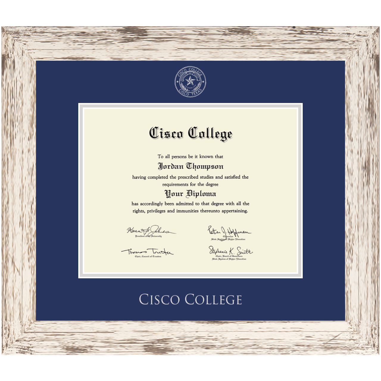 Cisco College Diploma Frame Custom Frames Online Church Hill Classics