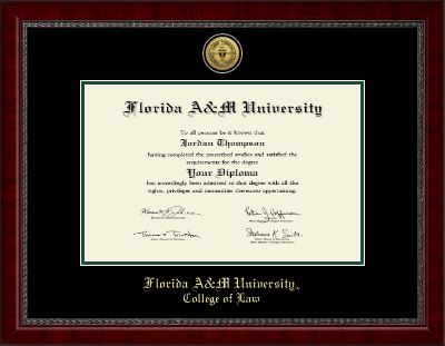 Florida A&M University diploma frame - Gold Engraved Medallion Diploma Frame in Sutton