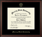 Murray State University diploma frame - Gold Embossed Diploma Frame in Studio