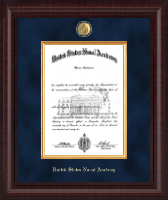 United States Naval Academy diploma frame - Presidential Masterpiece Diploma Frame in Premier