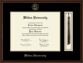 Tassel & Cord Diploma Frame