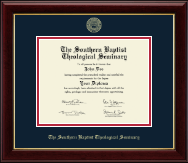 The Southern Baptist Theological Seminary Gold Embossed Diploma Frame in Gallery