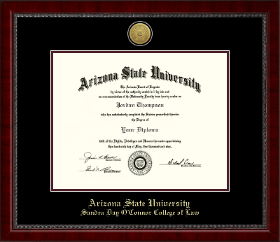 Arizona State University diploma frame - Gold Engraved Medallion Diploma Frame in Sutton