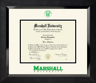Marshall University Dimensions Diploma Frame in Eclipse