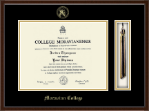 Moravian College Tassel Edition Diploma Frame in Delta
