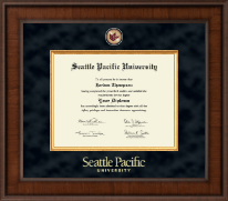 Seattle Pacific University Presidential Masterpiece Diploma Frame in Madison