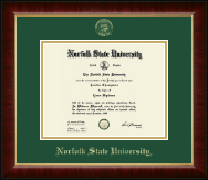 Norfolk State University diploma frame - Gold Embossed Diploma Frame in Murano