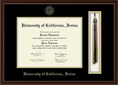 University of California Irvine diploma frame - Tassel & Cord Diploma Frame in Delta